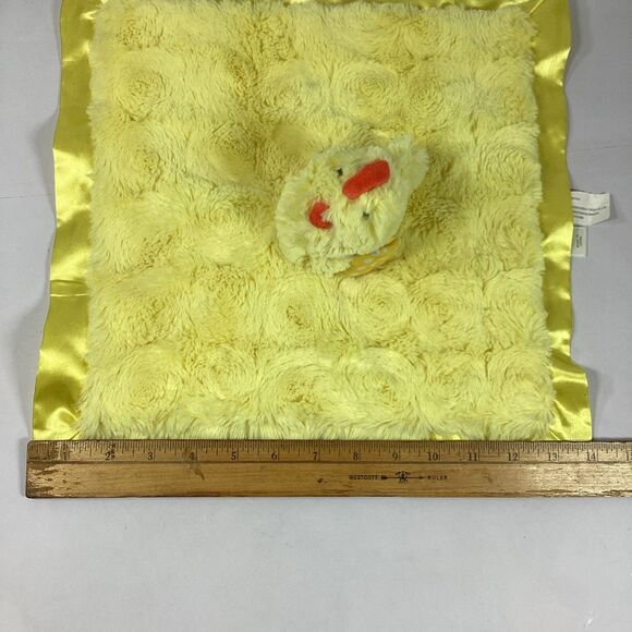 Cloud Island Lovey Security Blanket Chicken Chick Plush Crinkle Satin Yellow - Picture 7 of 8